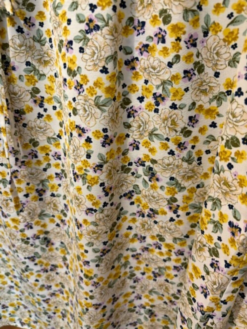 Pleione print tie front blouse - Picture 6 of 6